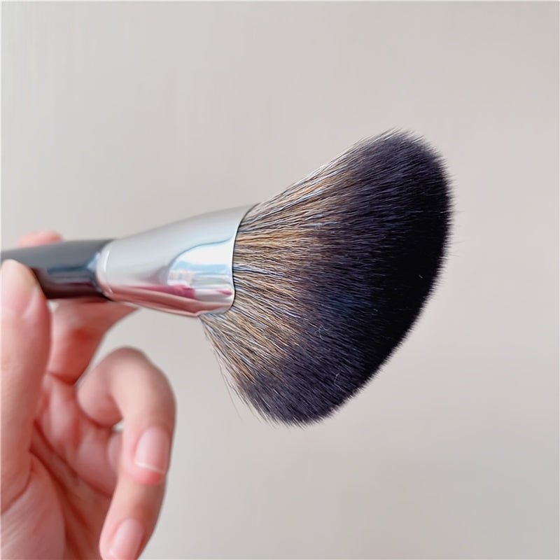 Fan-Shaped Face Contour Brush Set — Soft Nylon Bristles for Powder, Blush, Highlighter & Bronzer - Image 5