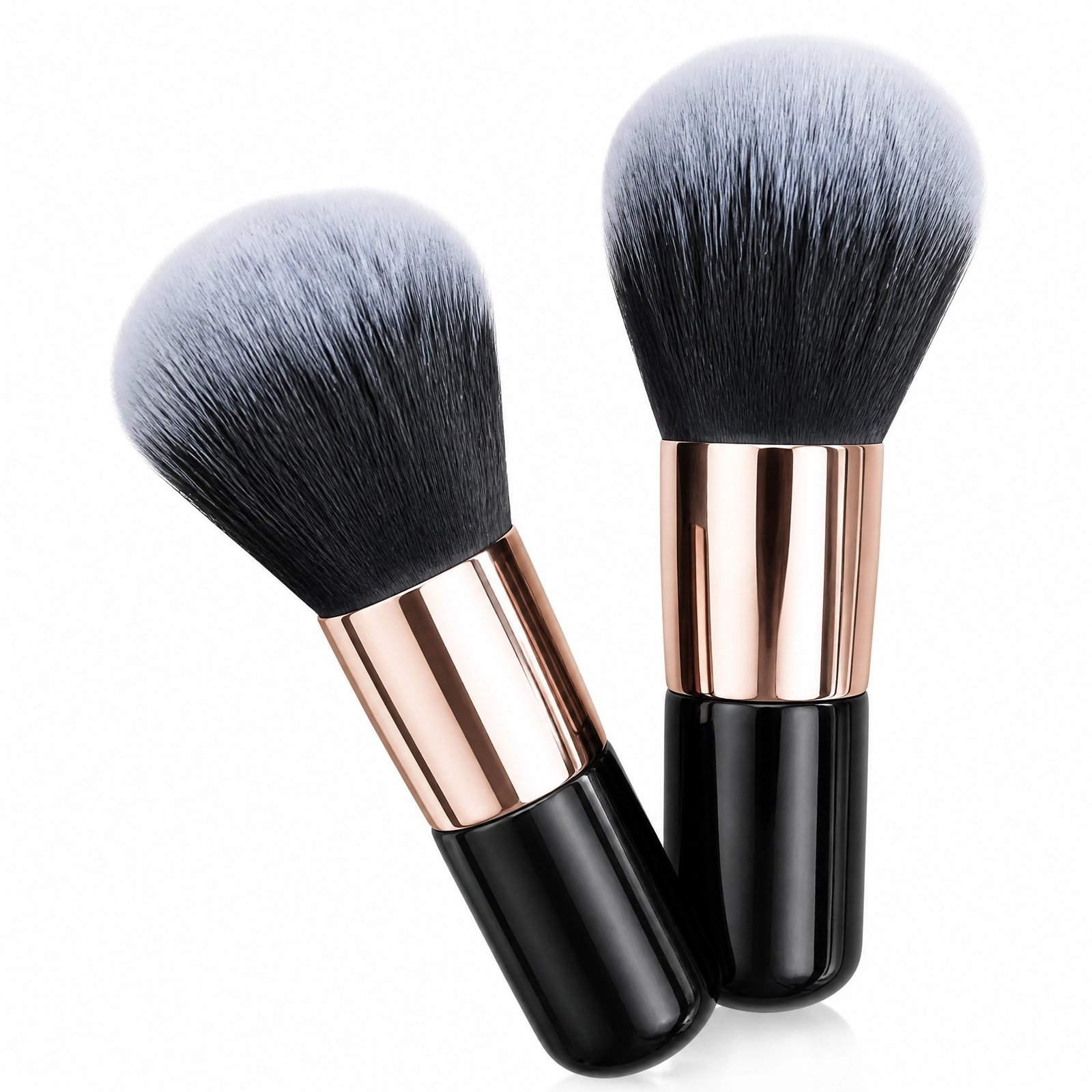 Large Powder Brush Set 2pcs — Fluffy, Soft & Portable for Flawless Setting & Finishing - Image 5