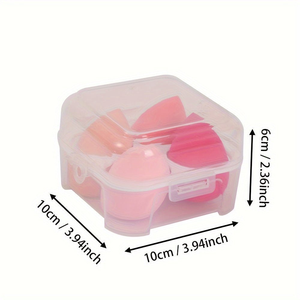 4pcs Makeup Sponges Beauty Blender with Portable Case for Daily Makeup and Travel Use - Image 5