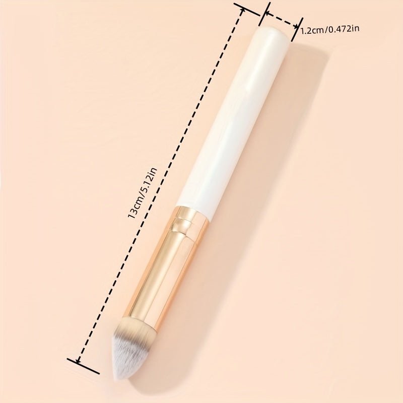 Angled Concealer Brush — Precision Tip for Spot Concealing, Contouring & Highlighting - Image 2