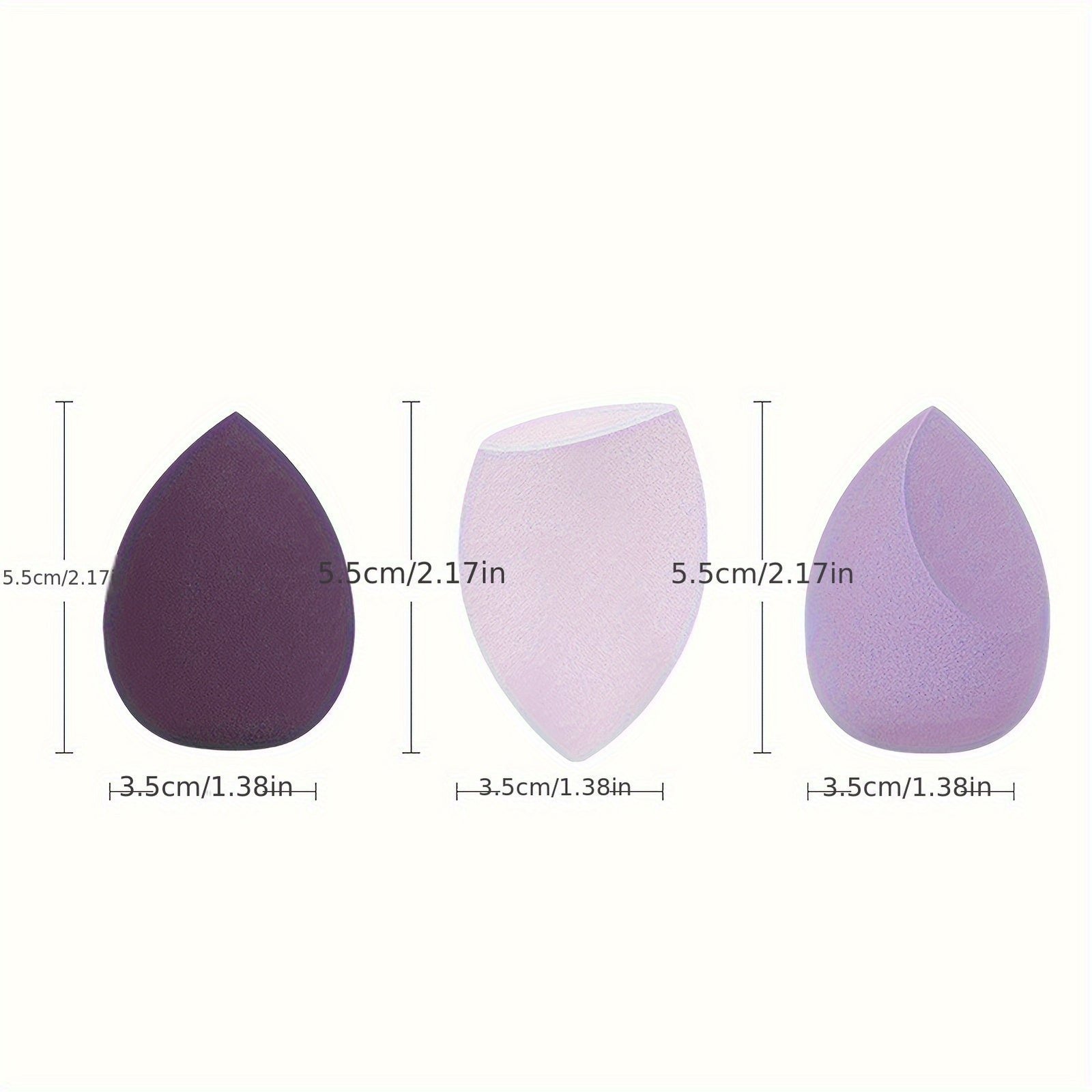 4PCS Makeup Sponge Beauty Blender Set - Ultra-Soft, Seamless Blend for Liquid Foundation, Durable & Bouncy - Image 4