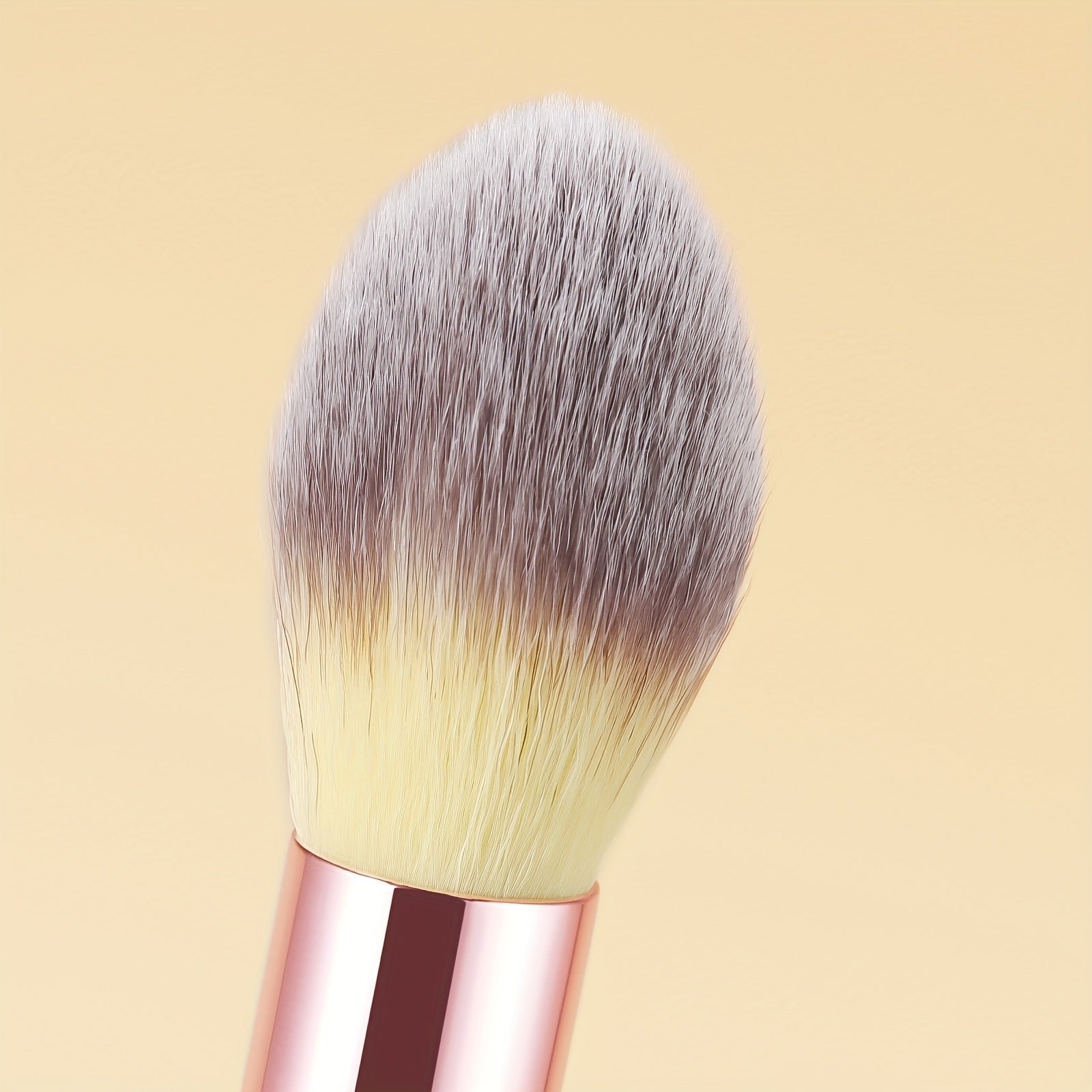 Premium Flame Design Highlighter Brush: Soft, Angled, Ideal for Daily and Professional Makeup - Image 4