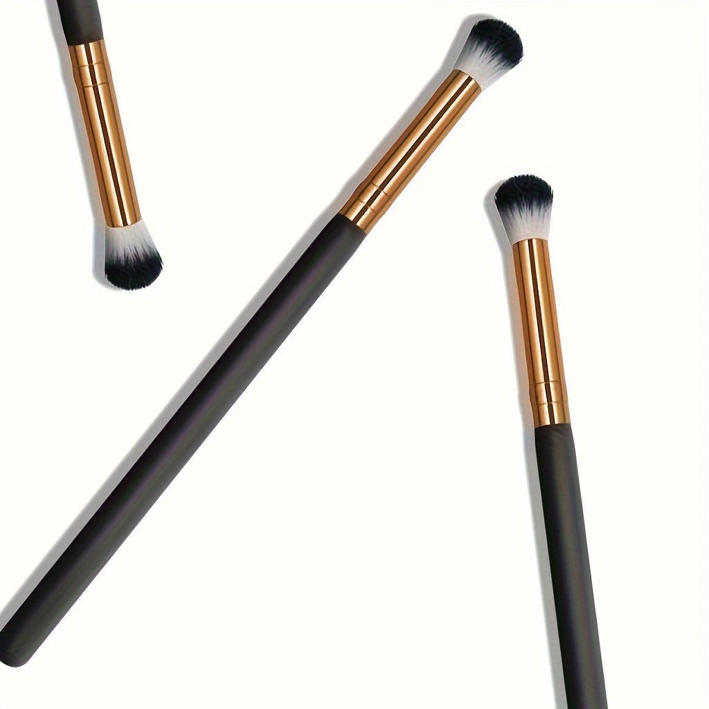 Soft Hair Eyeshadow Brush - Black and Golden Tube - Image 3