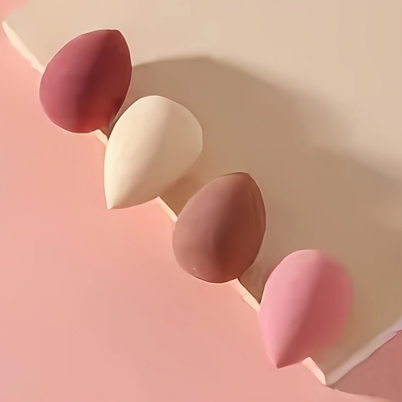 4pcs Makeup Sponge Blender - Non-Latex, Skin-Friendly, Dual Use for Wet and Dry Foundation Blending - Image 5