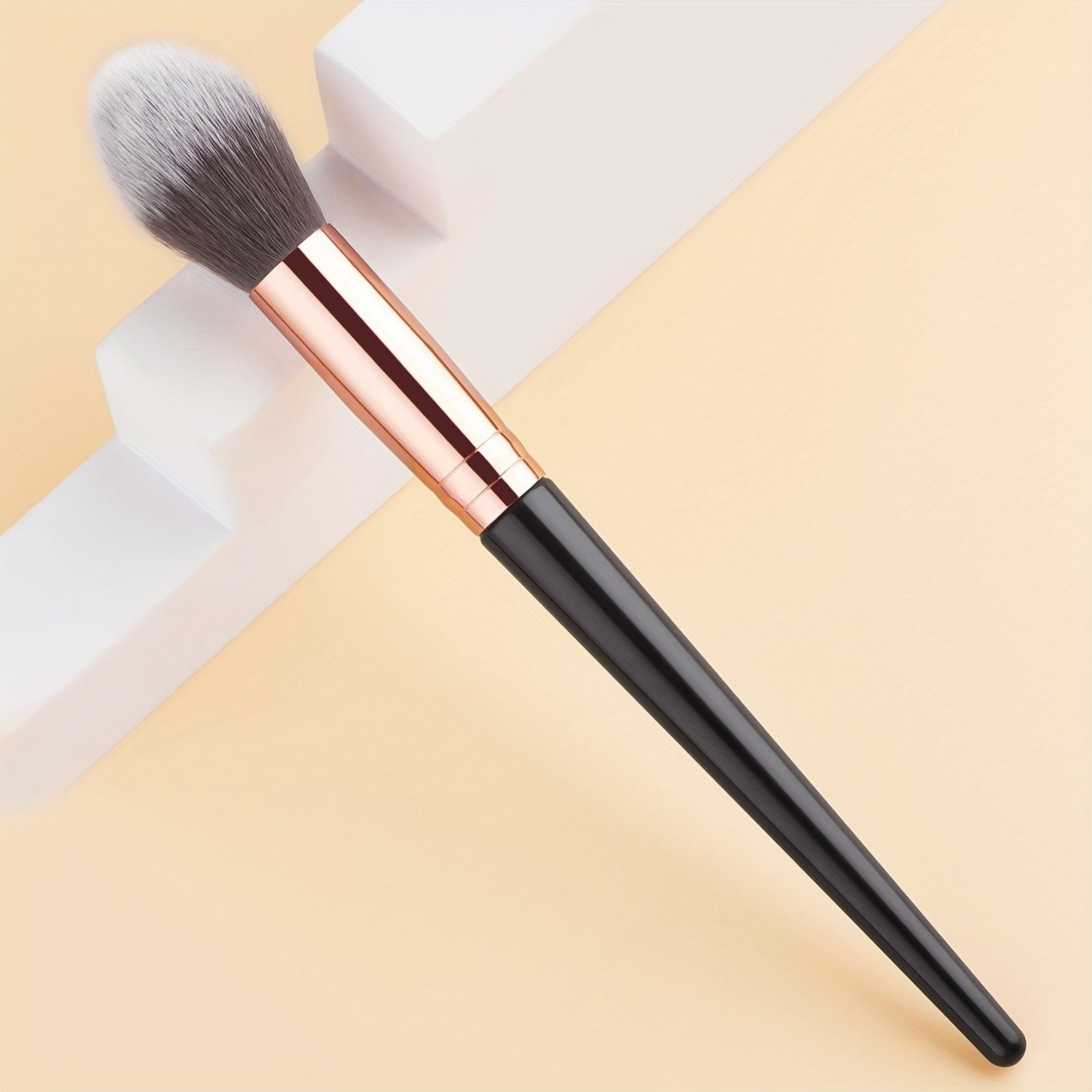 Premium Flame Design Highlighter Brush: Soft, Angled, Ideal for Daily and Professional Makeup - Image 7