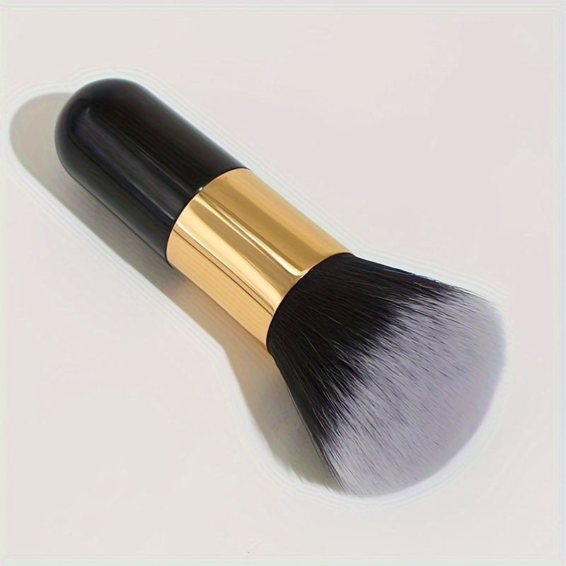 Large Size Powder Brush — Oval Design for Foundation, Blush, Sculpting & Bronzer - Image 6