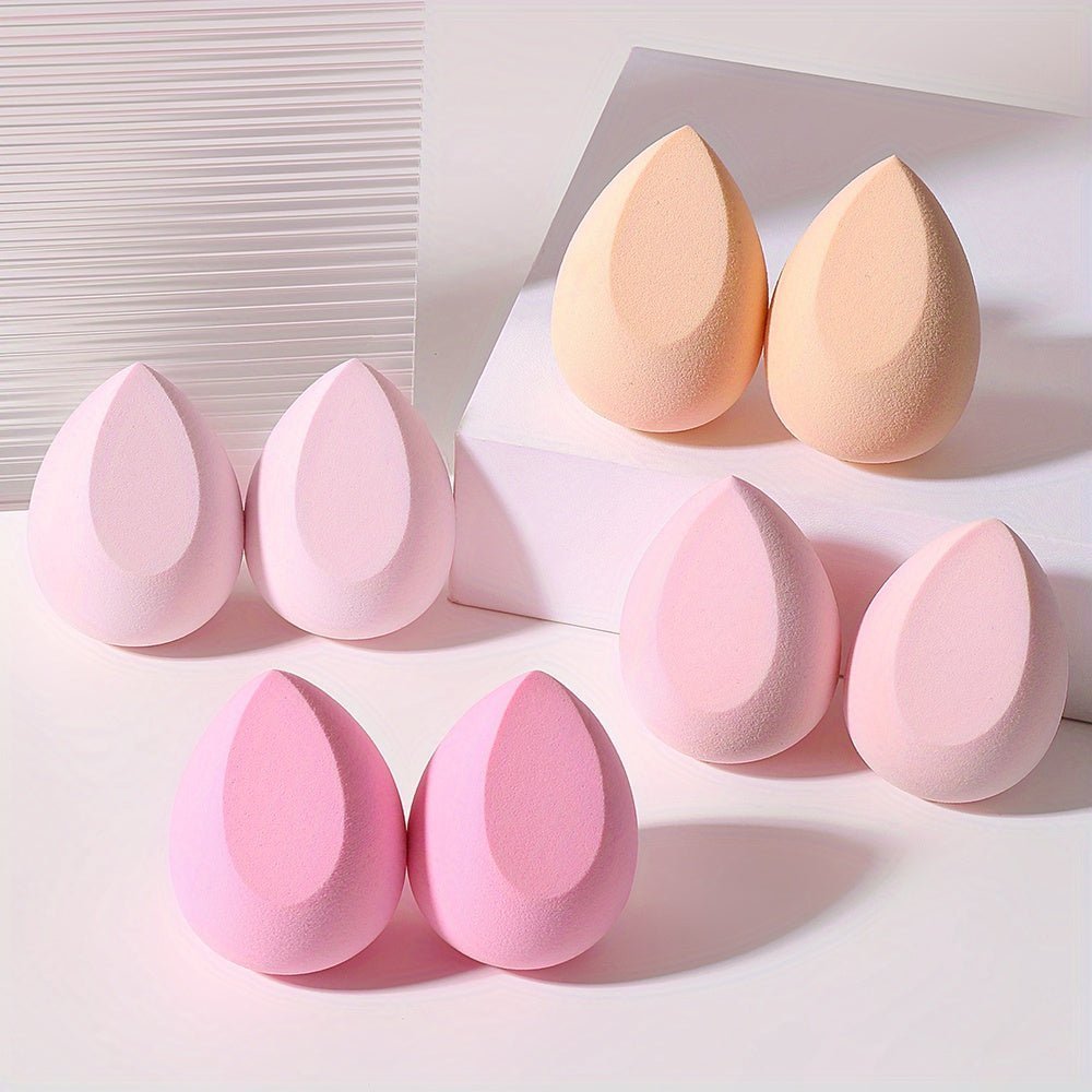 Premium Pink Makeup Sponges 8pcs — Hydrophilic Polyurethane Sponges for Flawless, Streak-Free Blending - Image 2